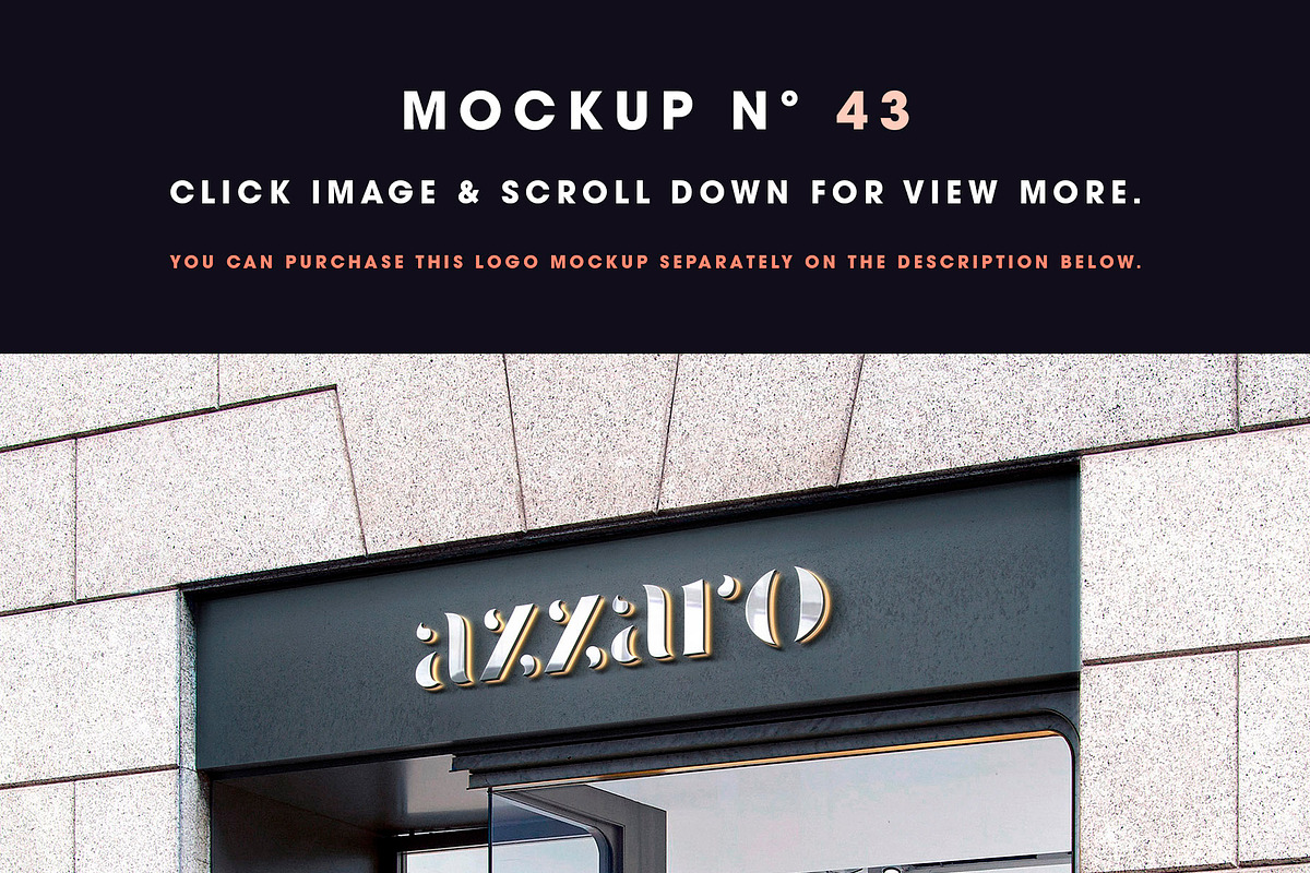50 Logo Mockup Branding Bundle - V3, an Advertising Mockup by Asylab (Photo 49 of 57)