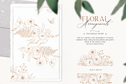 Flower field - line art floral set, a Decorative Illustration by Pamyatka Shop (Thumbnail 8 of 11)