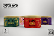 Round Cans Plug Metal Cap Mockup, a Cups & Container Mockup by INCDesign (Thumbnail 9 of 11)