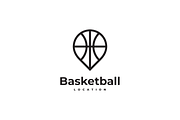 Basketball Pin Location Logo, a Branding & Logo Template by yopie (Thumbnail 3 of 3)