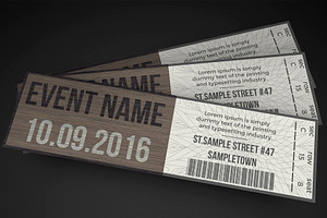 Multipurpose Stylish Event Ticket