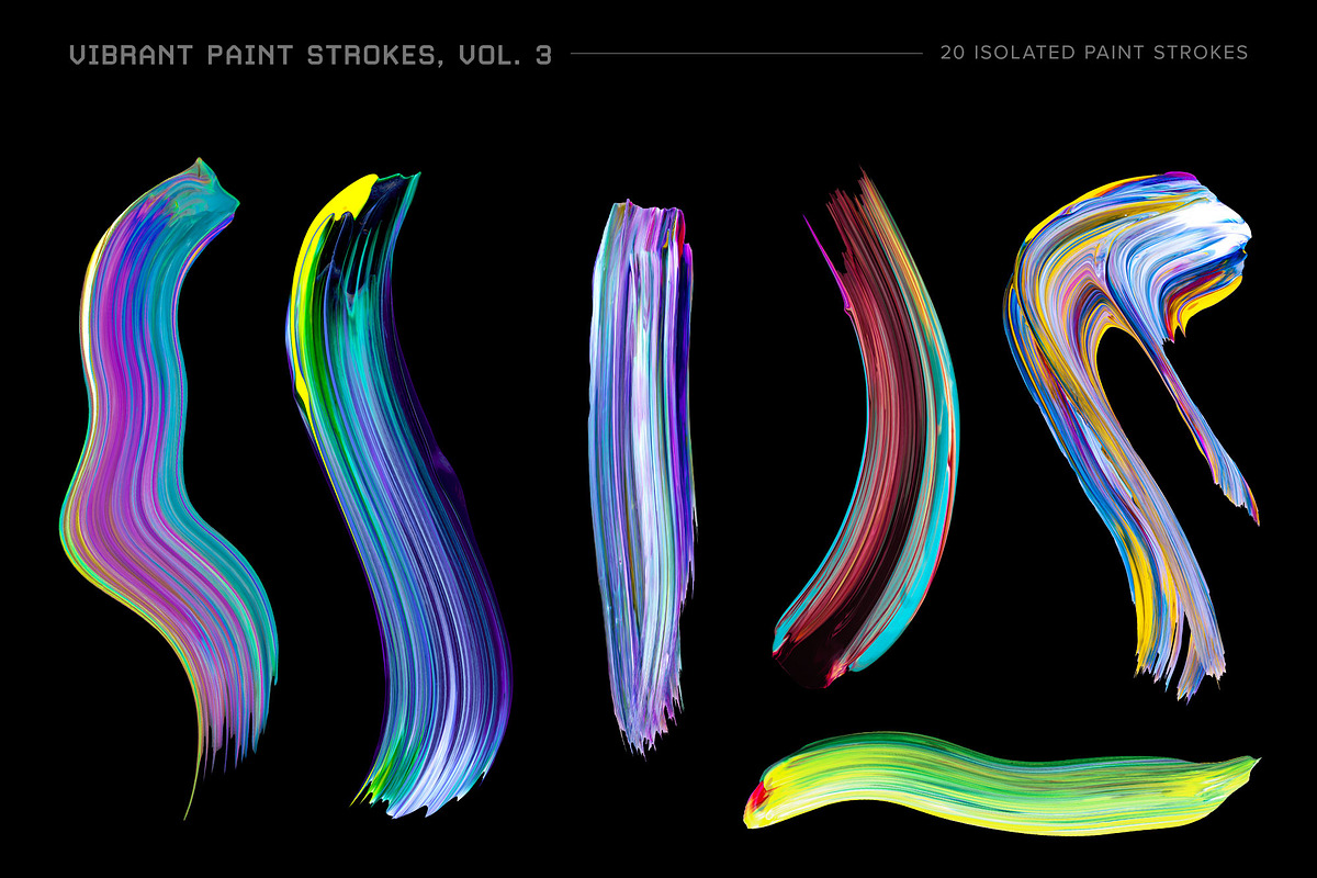 Vibrant Paint Strokes Bundle, a Texture Graphic by Chroma Supply (Photo 23 of 23)
