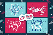 Christmas Lettering | Holiday Cards, a Graphic by Alexandra Deus (Thumbnail 3 of 5)