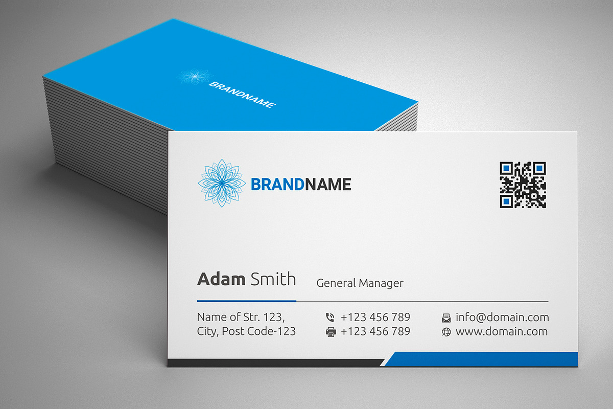 Professional Business Card Template, a Business Card Template by designSultan (Photo 3 of 6)