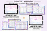 Starlight Purple Digital Planner, a Stationery Template by Tas Creative Studio (Thumbnail 7 of 9)