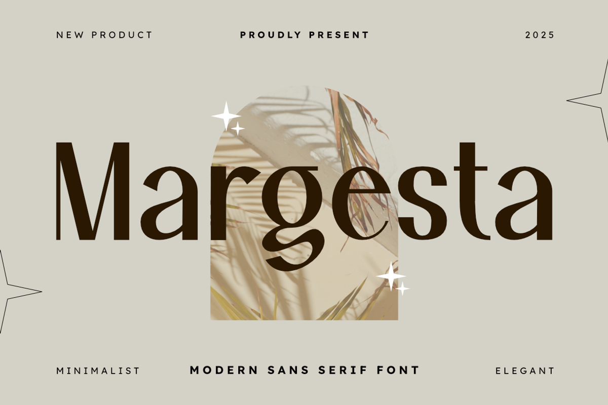Margesta | Elegant Modern Sans, a Sans Serif Font by Masyafi Studio (Photo 1 of 8)