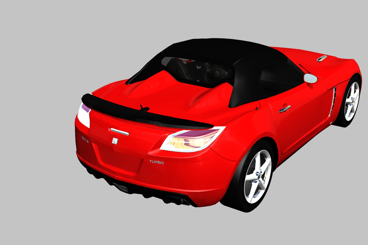 Saturn Sky Red Line 2007, a Cars & Vehicle 3D Model by valtriiu (Photo 7 of 12)