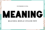 Meaning, a Script Font by FreshTypeINK (Thumbnail 1 of 8)