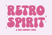 Retro Spirit A Fun Groovy Font, a Sans Serif Font by Prestige Artsy Studio (Thumbnail 1 of 8)