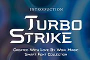 Turbo Strike, a Sans Serif Font by Wow Magic (Thumbnail 1 of 3)