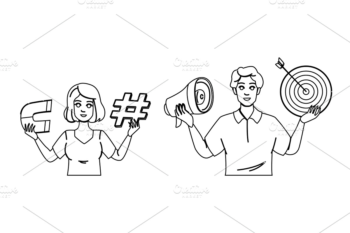 business strategy social media, a Technology Illustration by pikepicture