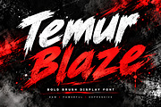 Temur Blaze, a Script Font by Wow Magic (Thumbnail 1 of 4)