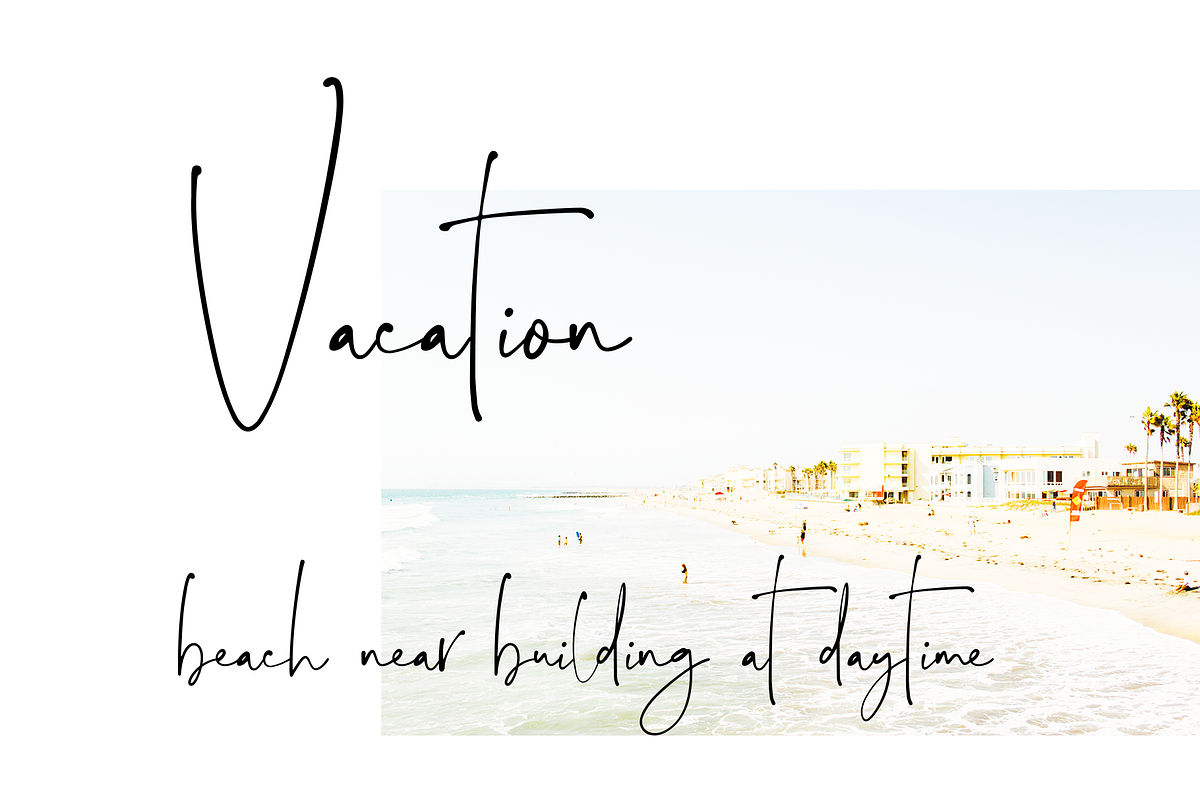 Chillout! - Stylish modern font preview 5