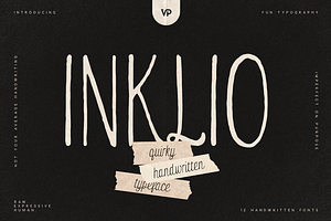 Inklio Handwritten Quirky Typeface
