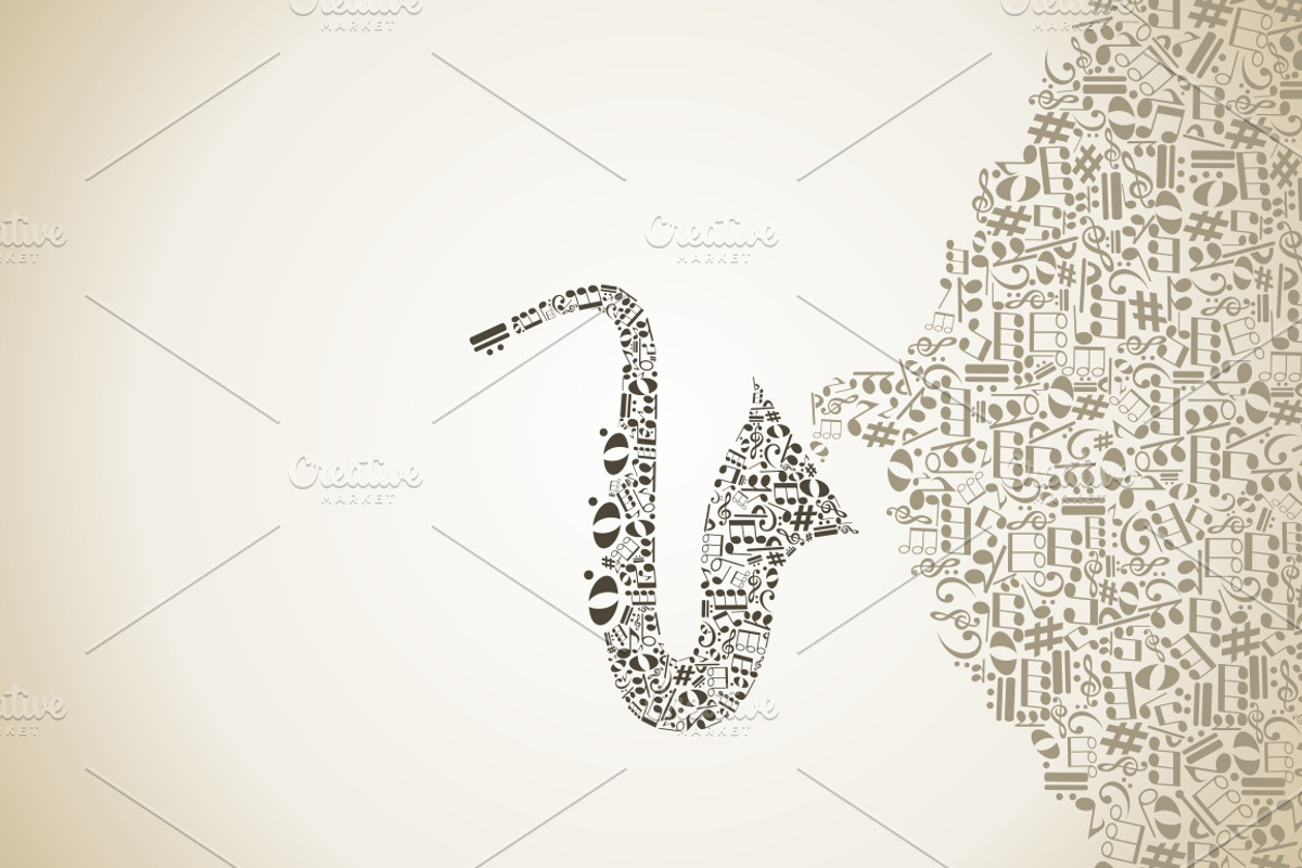 Saxophone, an Illustration by Vector (Photo 3 of 3)