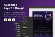 ChaintNova - Crypto Landing Page UI, a Templates & Theme by Agensip Design Agency (Thumbnail 5 of 8)