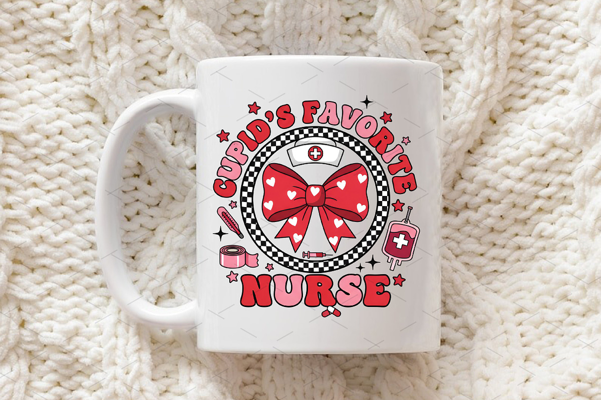 Cupid's Favorite Nurse Png,Valentine, an Illustration by Libby Wishes (Photo 6 of 8)