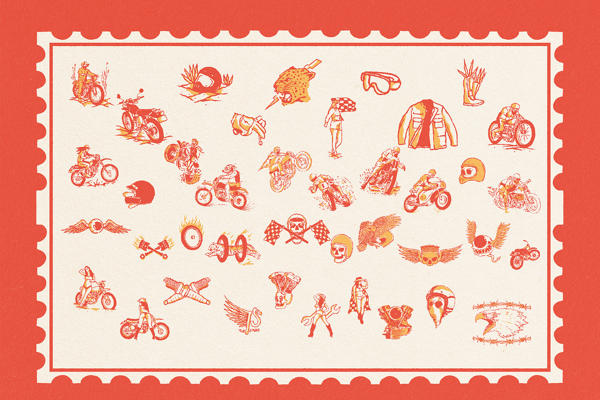 40 Illustrations + 2 font use, a Sport Illustration by Southerntown (Photo 3 of 3)