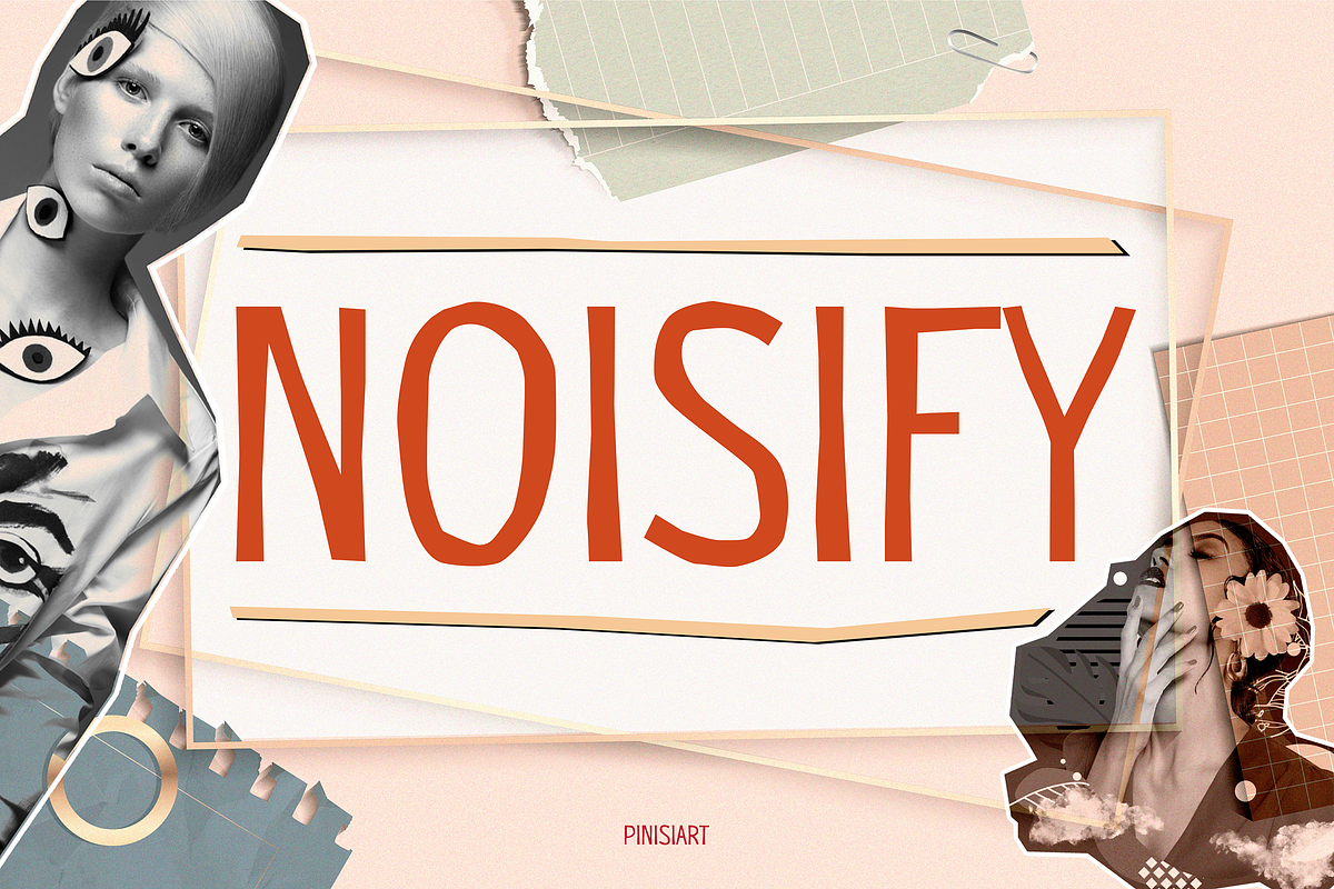 Noisify, a Font by Pinisi ART (Photo 1 of 10)