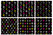 48 Hand Drawn Seamless Patterns Set, a Pattern Graphic by Stockaholic (Thumbnail 4 of 9)