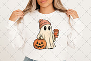 Halloween girl ghost Png, an Illustration by Craft Nest (Thumbnail 2 of 6)