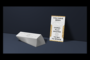 Business Card Mock-Up Stationary, a Stationery Template by Rainy Day (Thumbnail 7 of 9)
