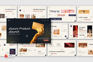 Luxury Product Launch PowerPoint, a Presentation Template by Loin Studio