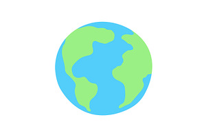 Planet Earth with sprout growing on, a Seasonal Illustration by sceptical cactus