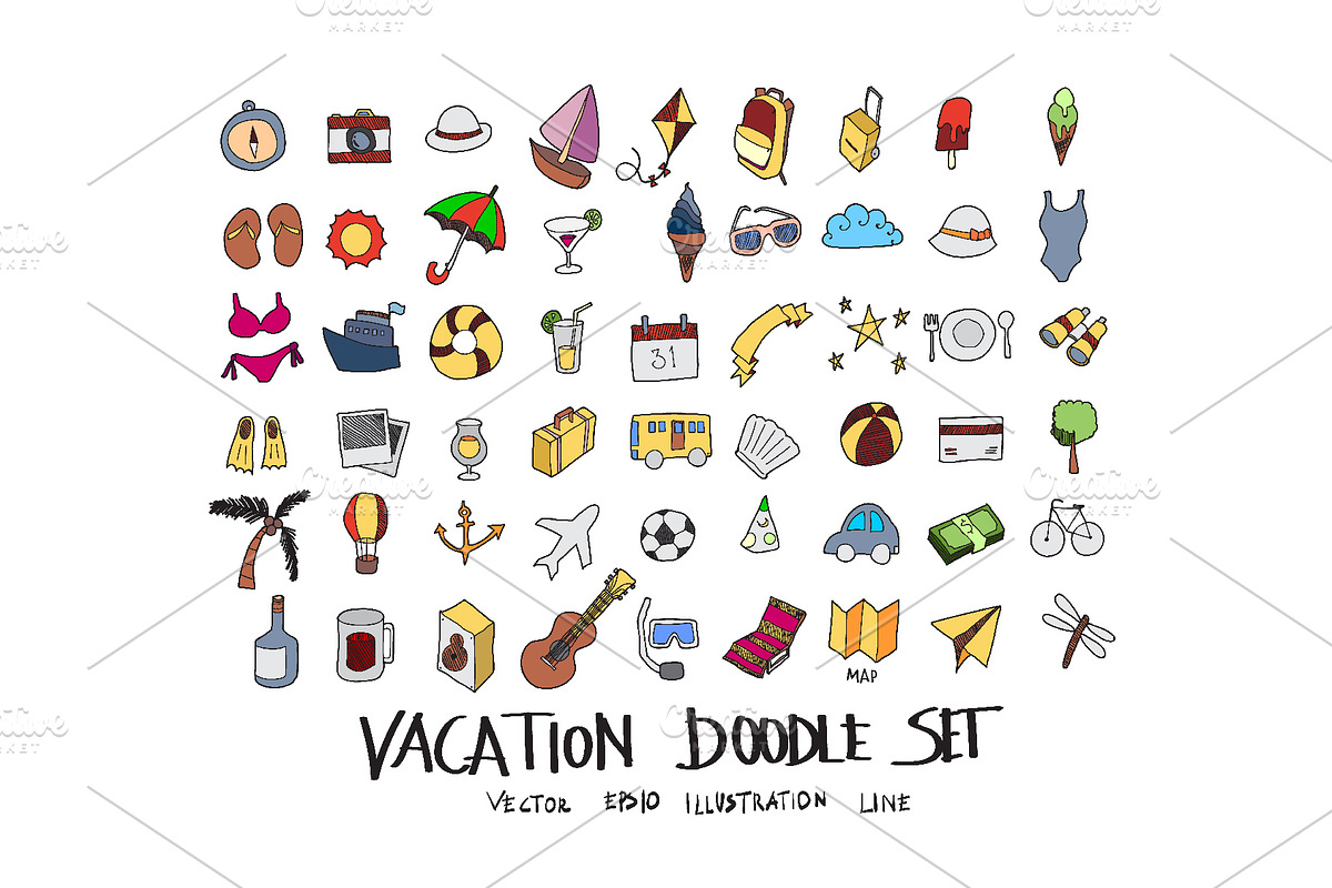 15151 in 1 Doodle Giant bundle, an Object Illustration by TKDoodle (Photo 55 of 144)