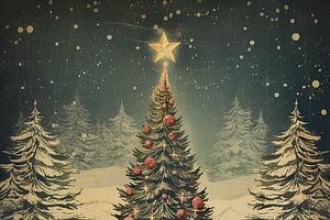 Vintage Christmas Tree