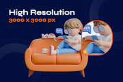 Sandy Work 3D Character, a Characters & Person 3D Model by orenjidesign (Thumbnail 3 of 8)