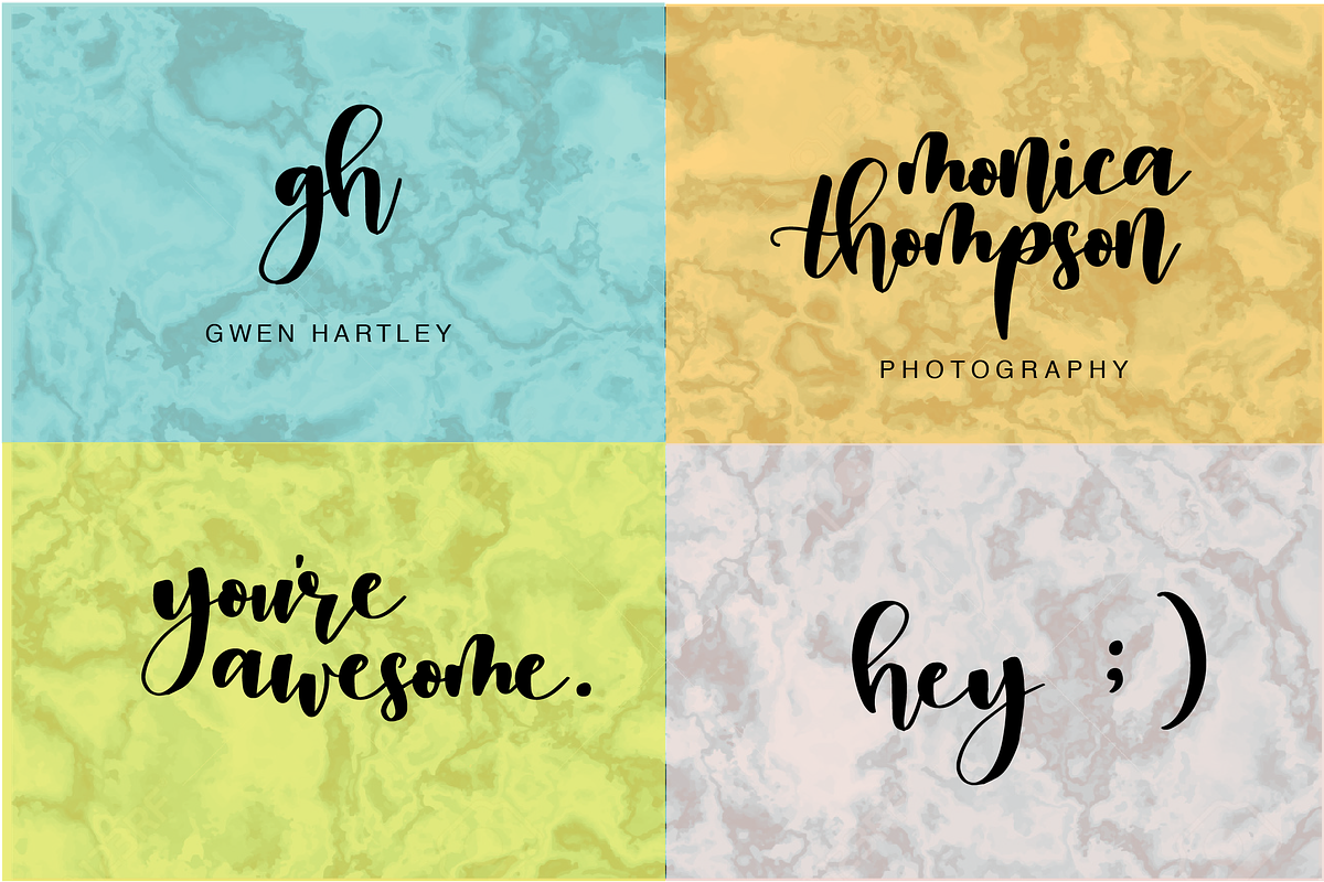 Snuggle Font preview 3