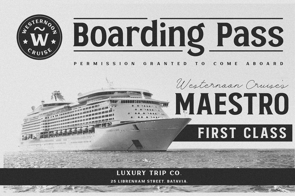 Beclave - Vintage Typeface preview 2