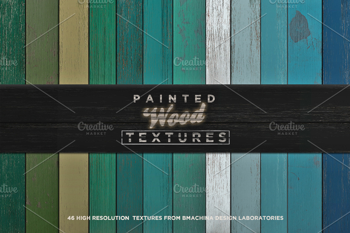 Painted Wood Textures preview 2