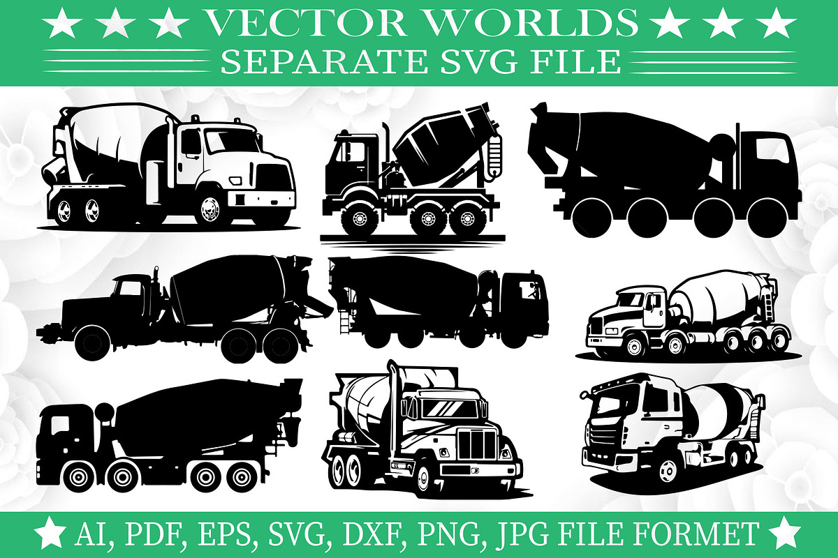 Pump Truck SVG, Pump Trucks SVG, an Object Graphic by VectorWorlds (Photo 3 of 3)