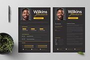Freelance Graphic Designer CV Resume, a Stationery Template by Annora Studio (Thumbnail 2 of 3)