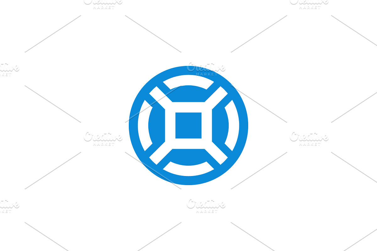 helicopter or drone rotor logo, a Branding & Logo Template by Rasagama Studio