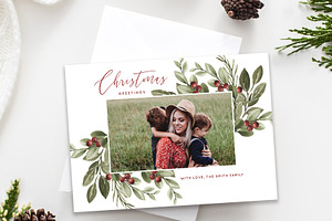 Christmas Card Template Photoshop