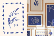 Sea Lover Hand Drawn Wall Art Set, a Graphic by Alena Koval (Thumbnail 10 of 23)
