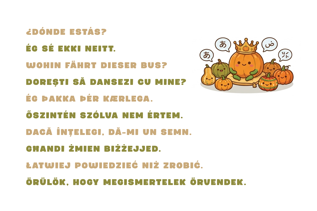 Pumpking Friendly Typeface, a Sans Serif Font by alpercakici (Photo 14 of 17)