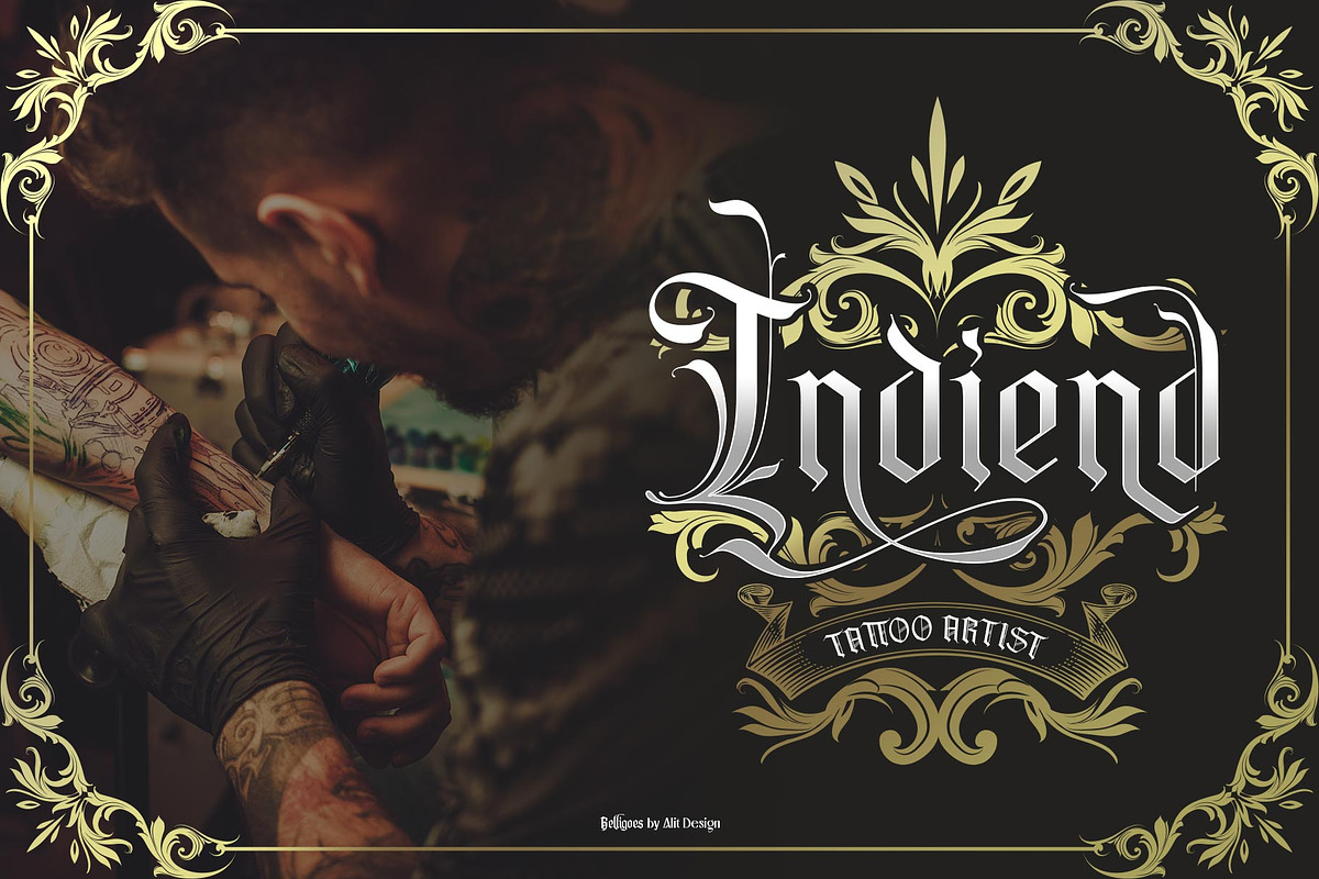 Belligoes Blackletter Font, a Blackletter Font by alit design (Photo 2 of 15)