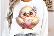 Whimsical Valentine Birds Clipart, an Illustration by SinaCreation (Thumbnail 8 of 11)