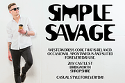 Savenir - Unique Display Font, a Font by PutraCetol Studio (Thumbnail 11 of 11)