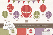 Autumn Hot Air Balloons, an Illustration by Amanda Ilkov (Thumbnail 1 of 5)
