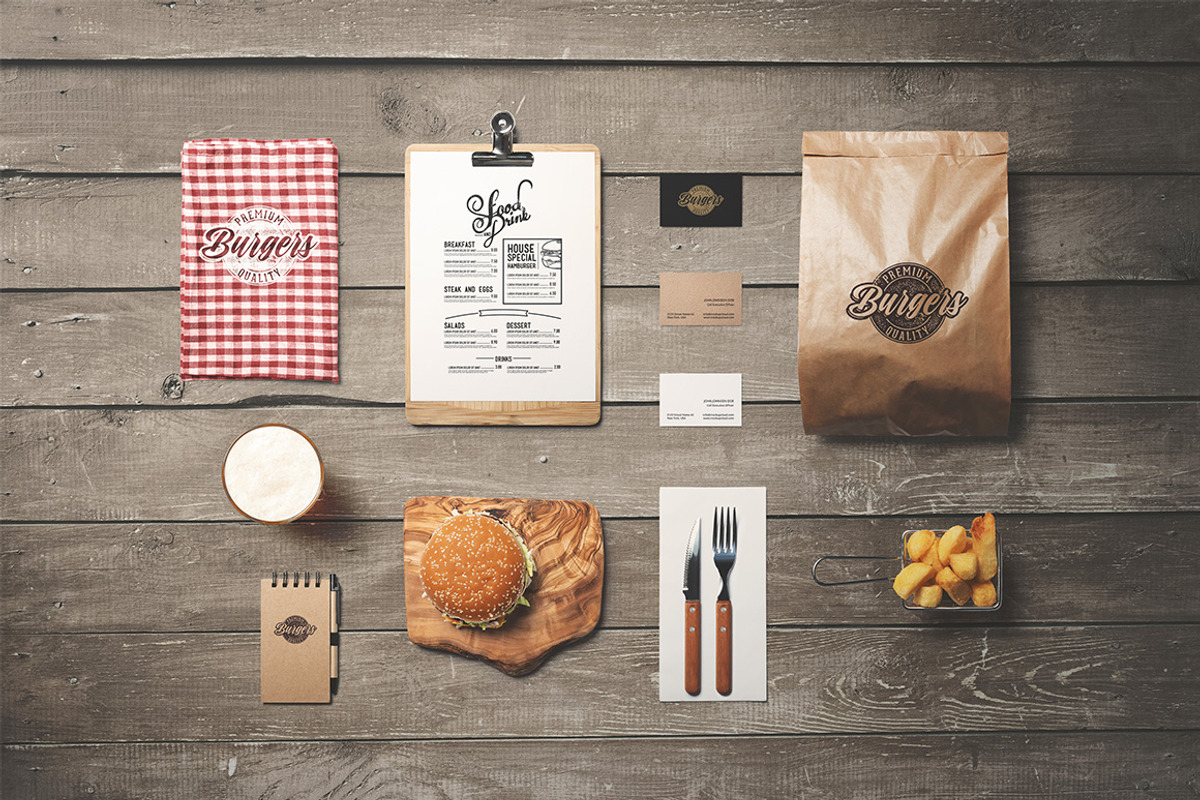Burger Store Mockup Creator, a Packaging Mockup by Mockup Cloud (Photo 1 of 7)