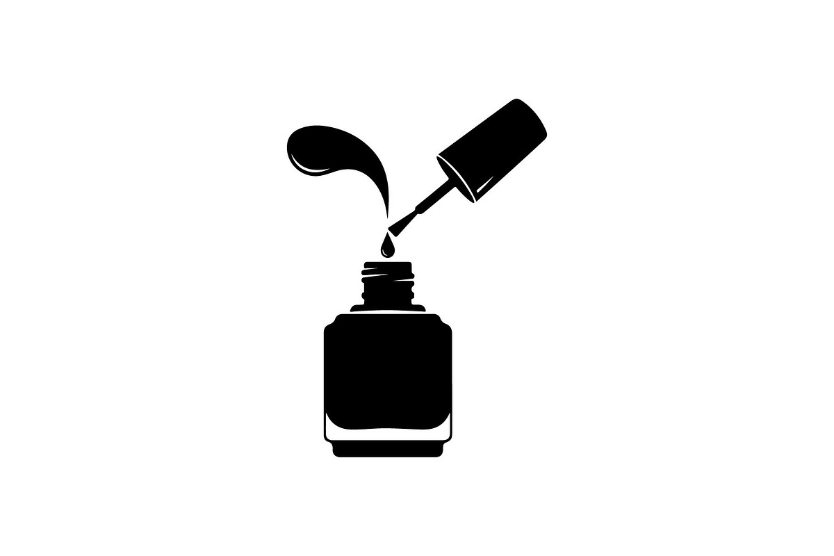 Nail Polish Bottle Silhouettes, an Object Graphic by yasushie (Photo 3 of 7)