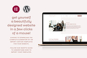 Hair Elementor Template | WordPress, a WordPress Template by Templatez.Co (Thumbnail 3 of 7)