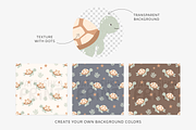 Seamless patterns in sea style, a Pattern Graphic by vatrushkaprint_store (Thumbnail 3 of 5)