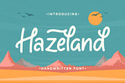 Hazeland - Fancy Handwritten Font, a Handwritten Font by Typefactoryco (Thumbnail 1 of 9)