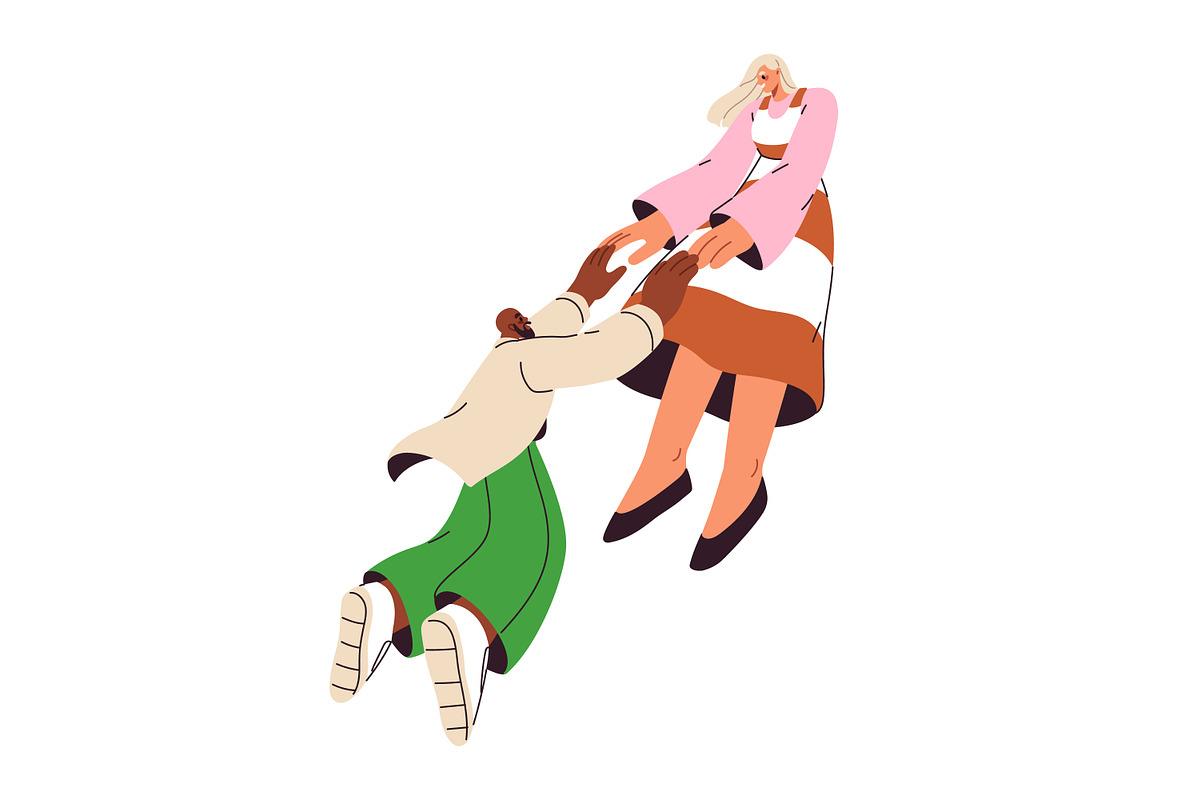 People meeting set. Reunion concept, a Person Illustration by Good Studio (Photo 3 of 20)